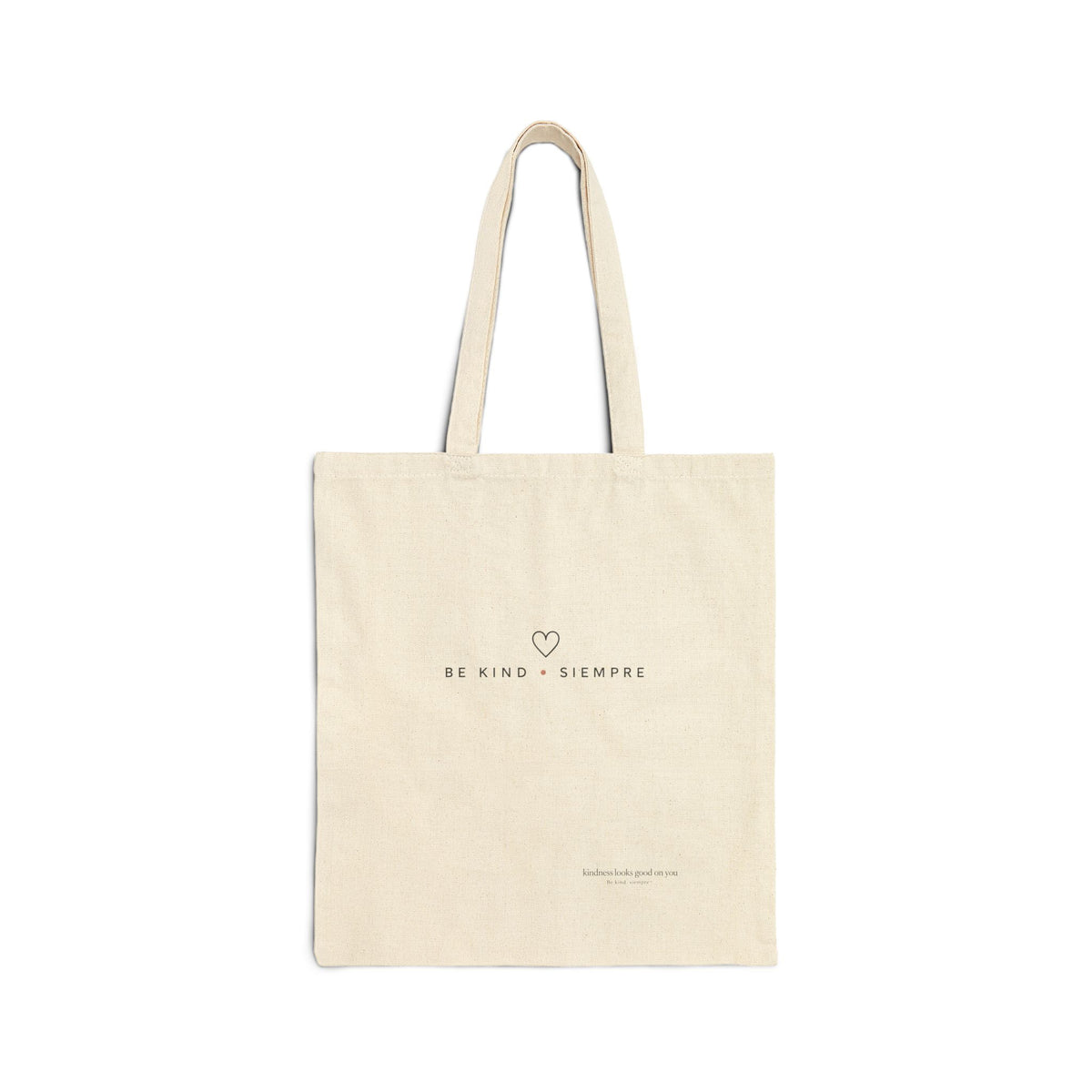 Minimal Canvas Tote | Kindness Quote Tote Bag | Minimalist Canvas Shopper